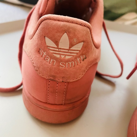 STAN SMITH quilted pink sneakers  size 7 1/2 - Picture 6 of 11